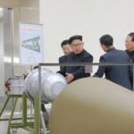 North Korean leader Kim Jong Un provides guidance on a nuclear weapons program in this undated photo released by North Korea’s Korean Central News Agency