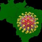 mapa coronavirus no brail